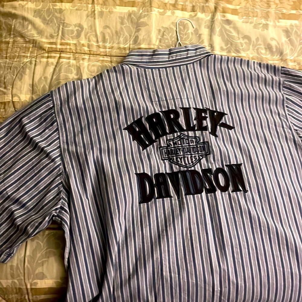Harley Davidson XXL short sleeve button up shirt